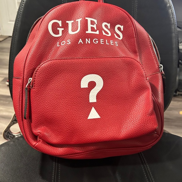 GUESS Bold Red Backpack - Picture 15 of 16